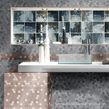 2016 fashionable classical wall and floor foam hexagon tiles
